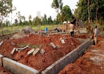 Construction d'une école association Cielo en Afrique