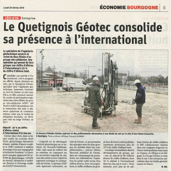Article de presse