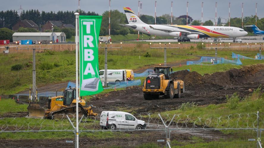 Chantier aéroport de Charleroi