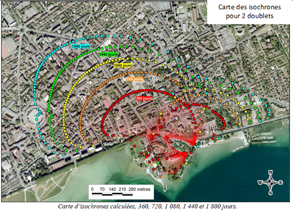 Plan satellite de la zone