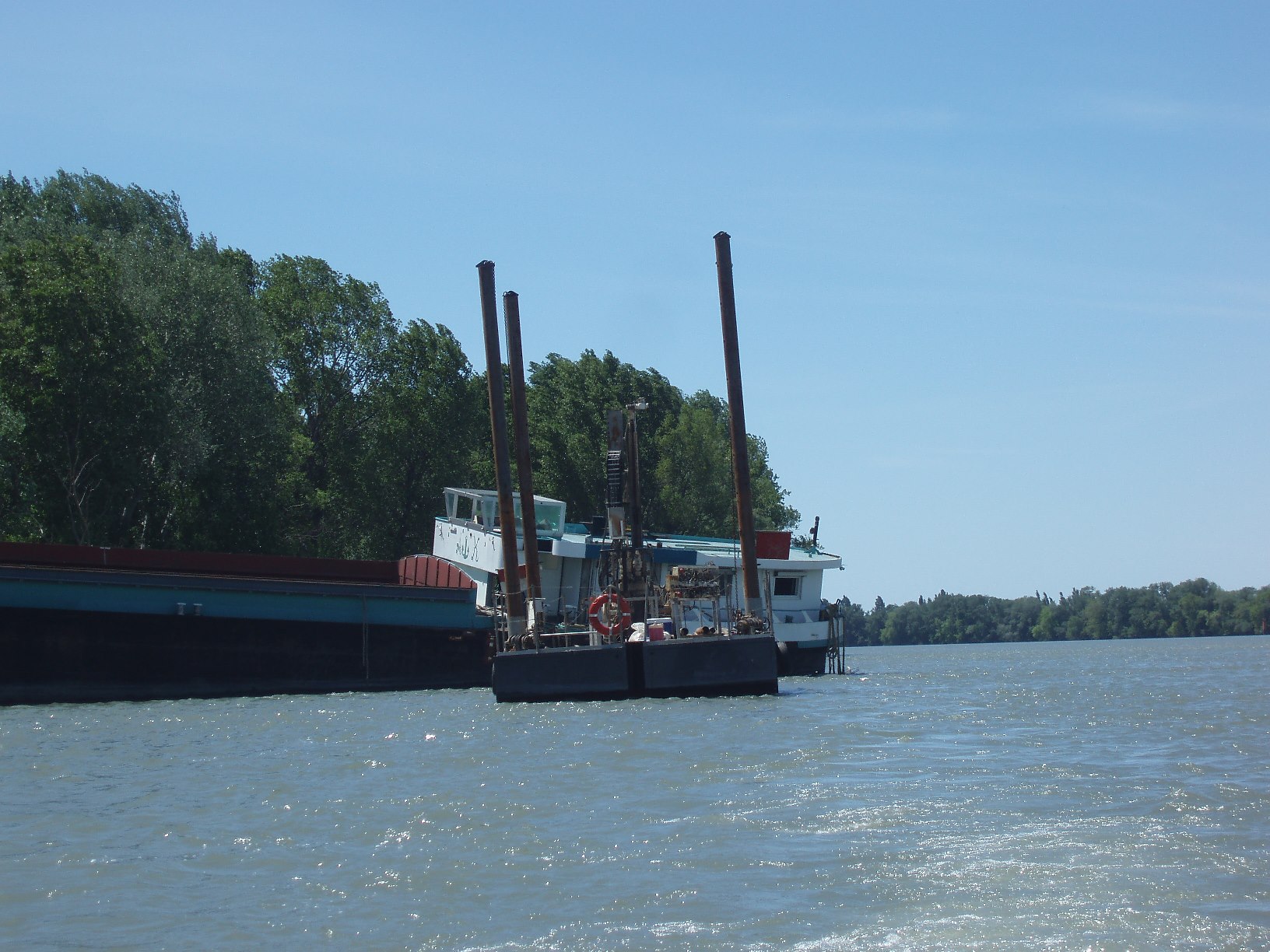 Plateforme sur l'eau