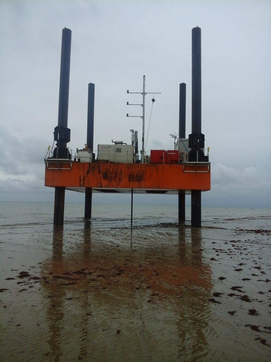 Barge sur chantier Ile d'Yeu Noirmoutier