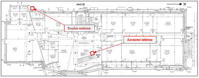 Plan du bâtiment