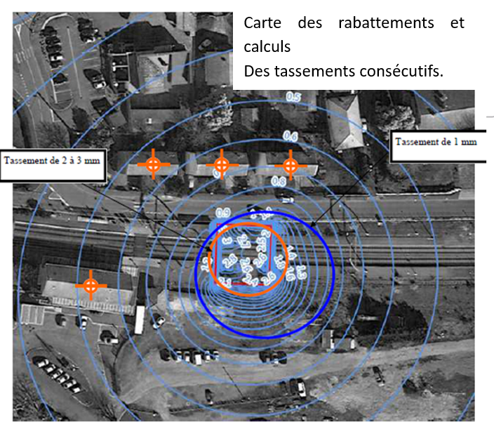 Plan satellite de la zone