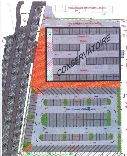 Plan du conservatoire