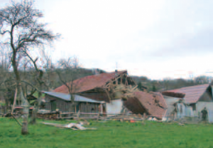 Habitations sinistrées