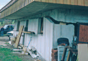 Habitations sinistrées