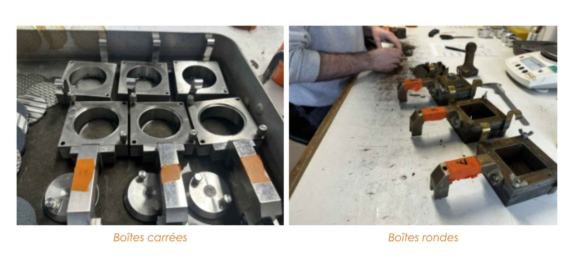 Géotec - boîtes-rondes- carrées