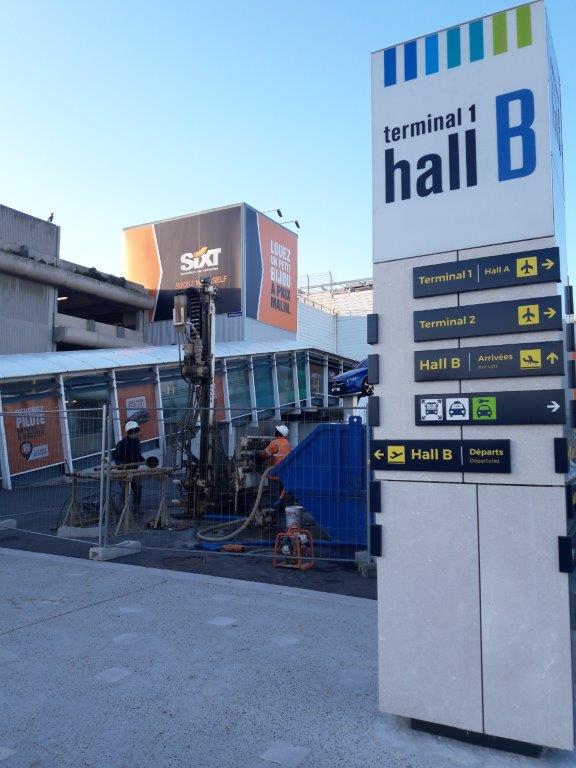 Sondages Géotec aéroport Marseille Provence
