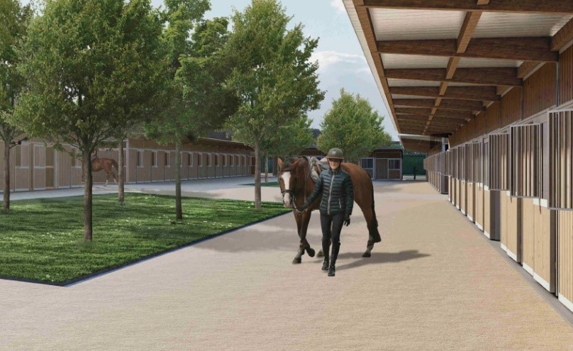 Haras national du Pin modélisation 3D 2