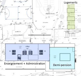Plan de la zone