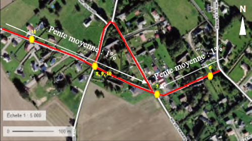 Plan satellite de la zone