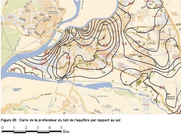 Carte de profodeur