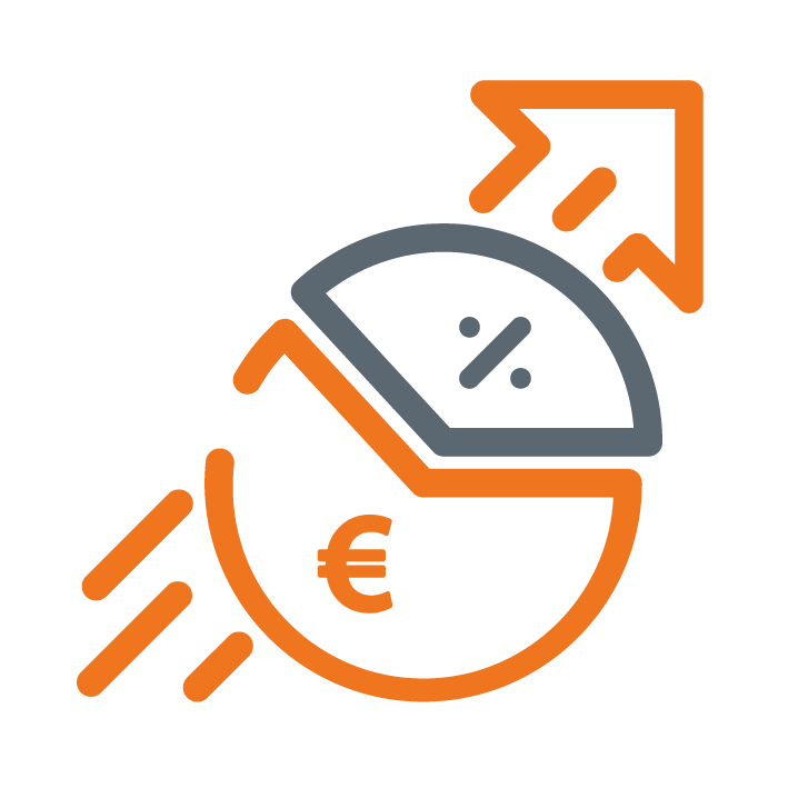 Pictogramme chiffre d'affaires