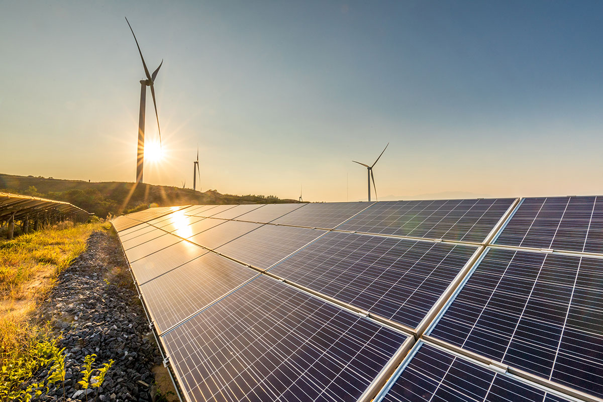 Wind-turbine-solar-panels