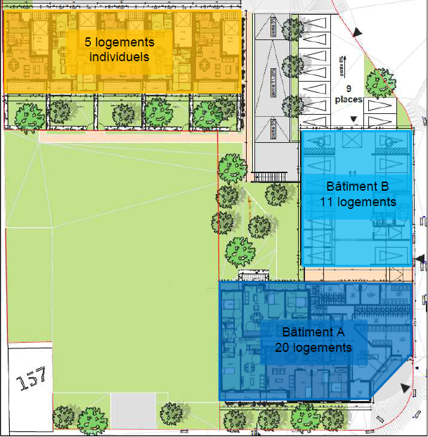 Plan de la zone