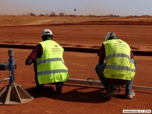 Sondeurs Géotec Afrique sur chantier