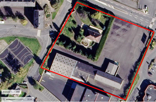 Plan satellite de la zone