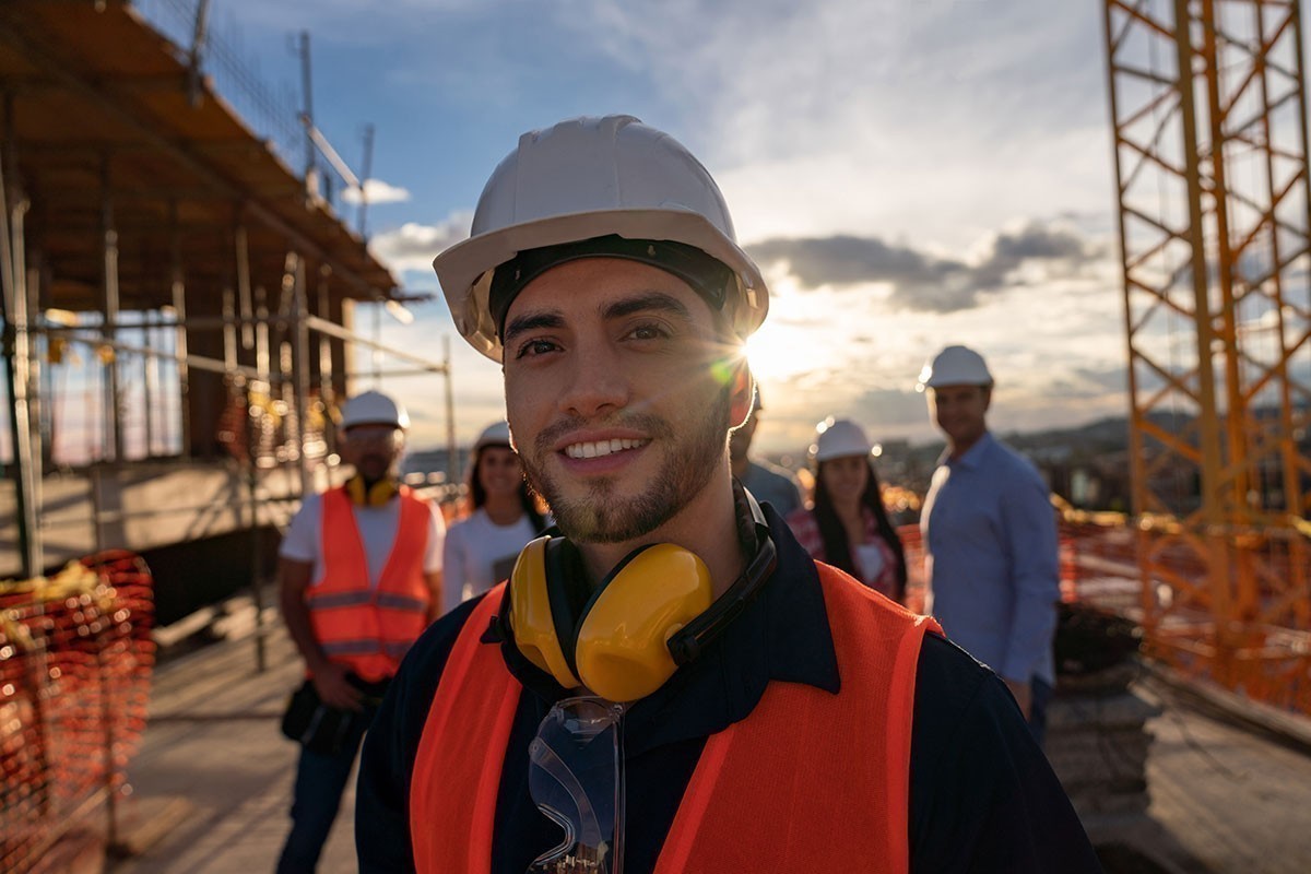 Smiling-young-man-on-site
