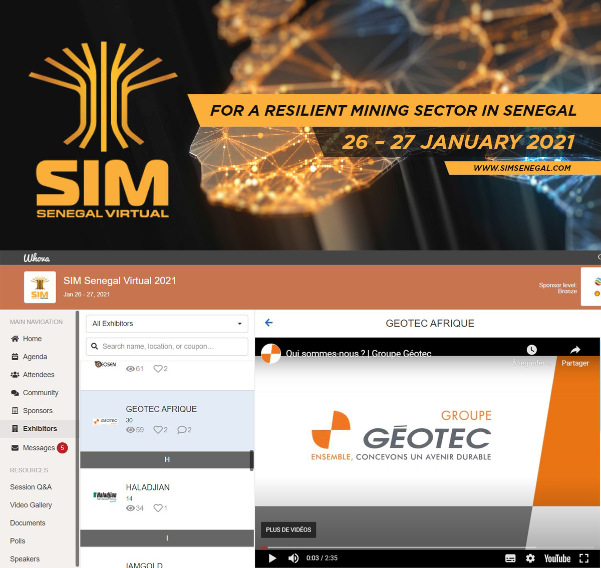 SIM Sénégal Géotec Afrique