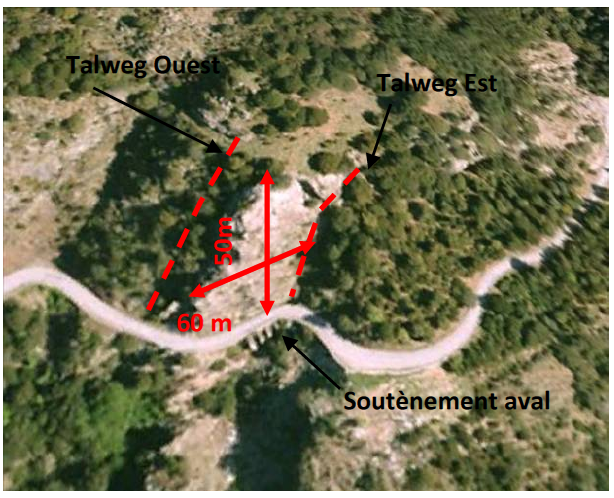 Plan en relief falaise de Zicavo