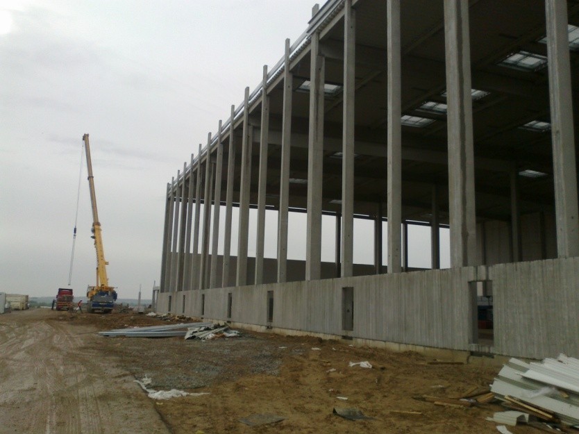 Entrepôt en construction