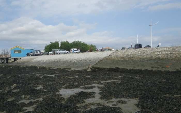 Digues de protection à la mer à Oleron