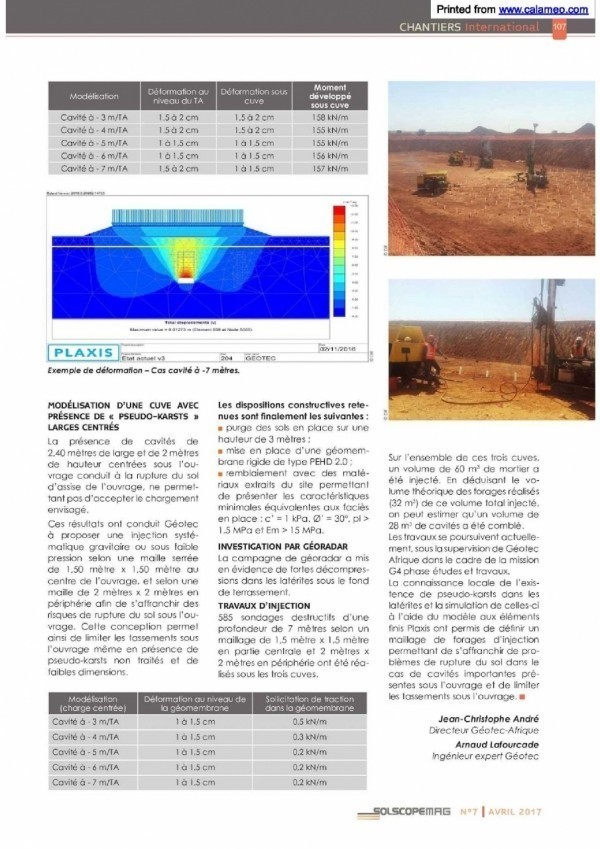 Article aéroport de Dakar Géotec Afrique