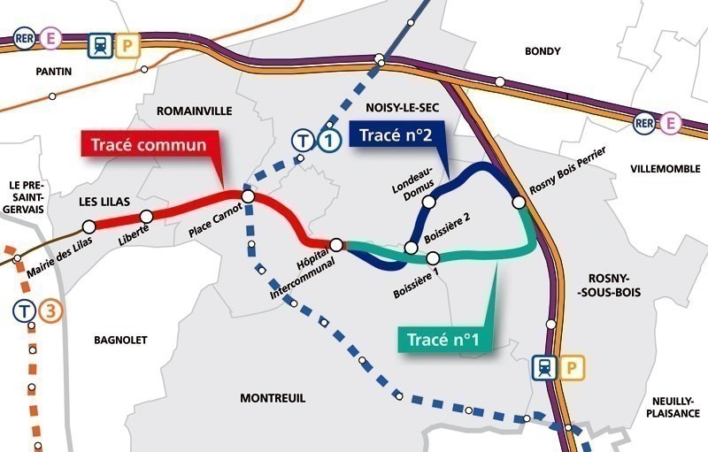 Plan du métro