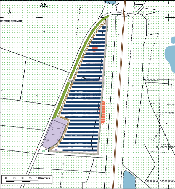 Plan de la zone