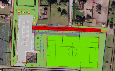 Plan satellite de la zone