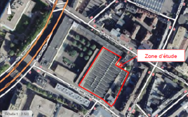 Plan satellite de la zone