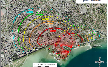 Plan satellite de la zone