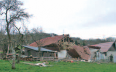 Habitations sinistrées
