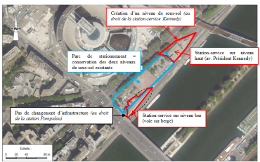 Plan satellite de la zone