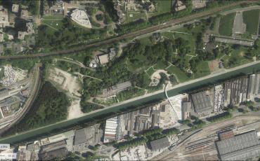 Plan satellite de la zone