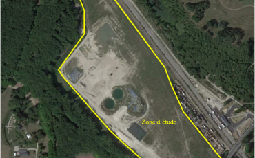 Plan satellite de la zone