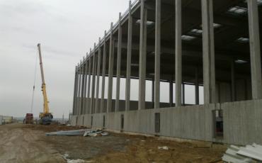 Entrepôt en construction