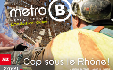 Affiche métro B Lyon