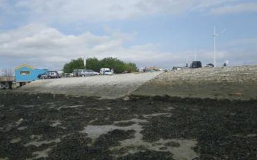 Digues de protection à la mer à Oleron