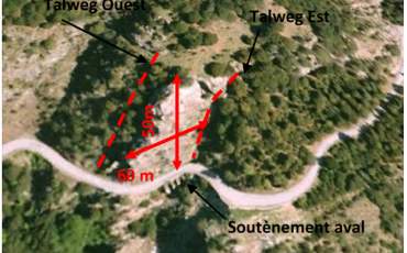Plan en relief falaise de Zicavo