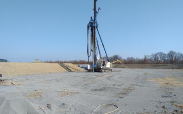 Sondeuse Géotec sur site