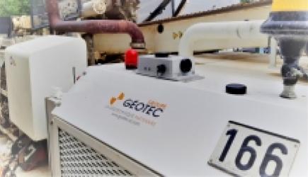 Geologger sur sondeuse