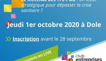 Affiche Forum Annuel du Club Mécénat et Entreprises BFC