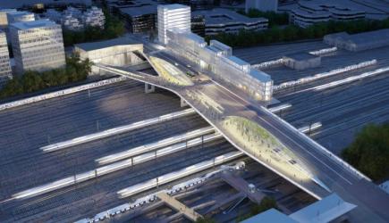 Maquette du futur pont